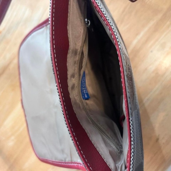 FSU Garnet and grey Sandol crossbody bag with detachable strap - Picture 3 of 6